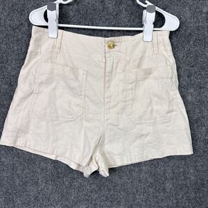 Maeve Anthropologie Colette Shorts Womens Size 31 Cream